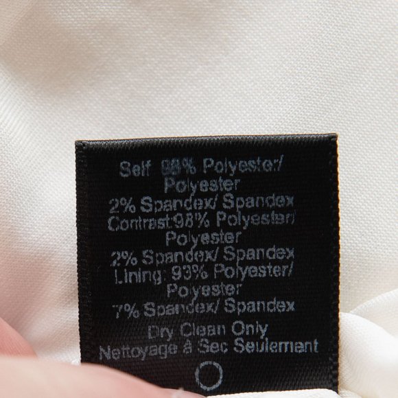 Dress The Population Mini Dress Textured Bodycon Metallic Ivory Gold Size Small - Picture 6 of 8